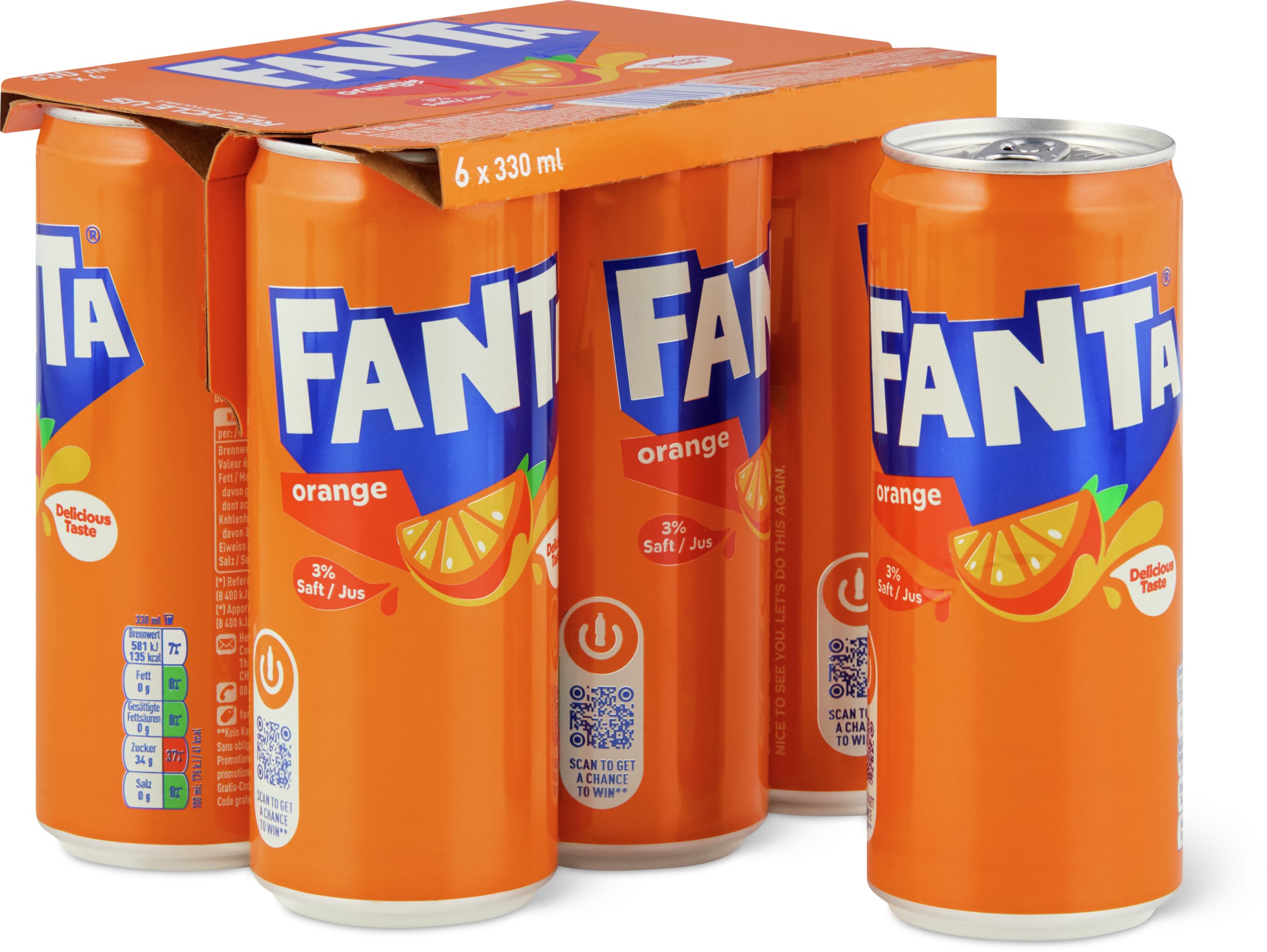 Fanta Aranciata 6x330ml
